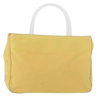 Prada Pre-owned Handbags, female, Yellow, Size: ONE SIZE Pre-owned Vintage Hand Bag