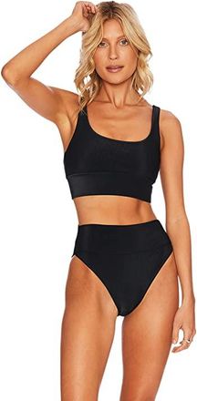 Beach Riot Highway Bottoms Womens Swimwear Black : XL, Nylon/Lycra