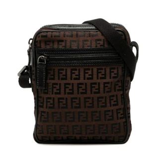 Fendi Pre-owned Canvas Crossbody Tas - Dames - Pre-owned - Bruin - Maat: ONE Size