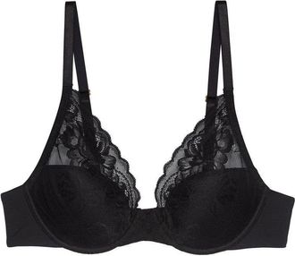Natori Avail Full Fit Convertible Contour Underwire Bra Womens Black GBO562