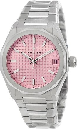 Zenith Defy Skyline Automatic Pink Dial Ladies Watch 03.9400.670/18.I001