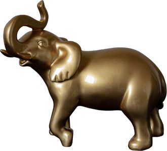 Schubiger M&ouml;bel Skulptur Goldener Elefant