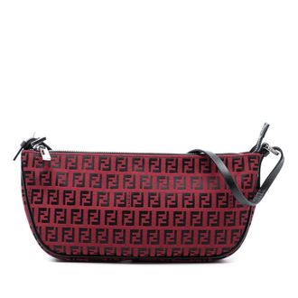 Fendi Pre-owned Fendi Zucchino Canvas Pochette Ladies N3VQFDVI14F5I2SA