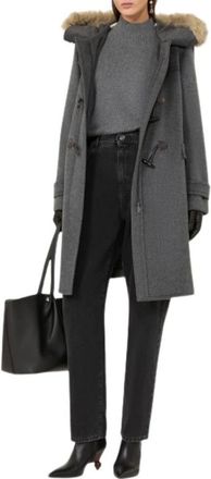Max Mara Woljas - Dames - Mantels - Grijs - Maat: 3XS Wol