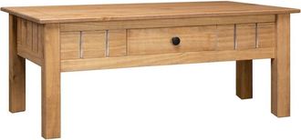 vidaXL vidaXL Tavolino da Salotto 100x60x43,5 cm in Pino Massello Panama Range