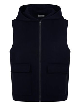 P.A.R.O.S.H. hooded pocket vest - women - Fabric - M - Blue