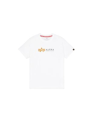 Alpha Industries T-Shirt ALPHA INDUSTRIES Alpha Label T-Shirt, Herren, Gr. XXL, weiss (wei&szlig;), Obermaterial: 100% Baumwolle, Shirts T-Shirt