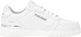 Plein Sport Lage Top Tiger Sneaker Wit - Heren - Skateschoenen - Wit - 39 EU - Leer - Fitness