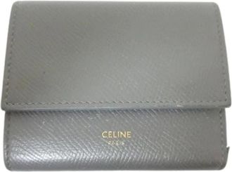 Celine Pre-owned Vintage Portemonnee - Dames - Vintage Accessoires - Grijs - ONE Size - Vintage