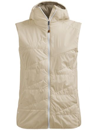 Ortovox Beige Swisswool Piz Duan Quilted Padded Vest