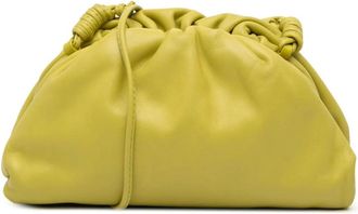 Bottega Veneta Pre-owned Cross Body Bags, female, Yellow, Size: ONE SIZE Pre-owned Leather Top Handle Bag