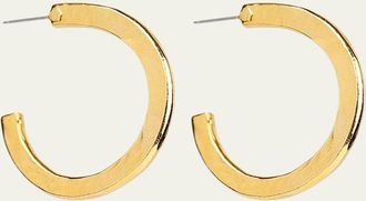 Ben-Amun Flat Hoop Earrings