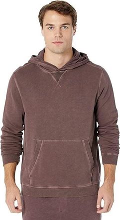 John Varvatos Milford Hoodie Mens Brown 100% Cotton Long Sleeve ERK1961