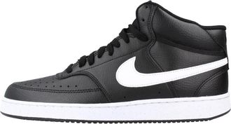 Nike Court Vision Mid Next N Sneakers - Heren - Skateschoenen - Zwart - 44 EU - Leer - Fitness