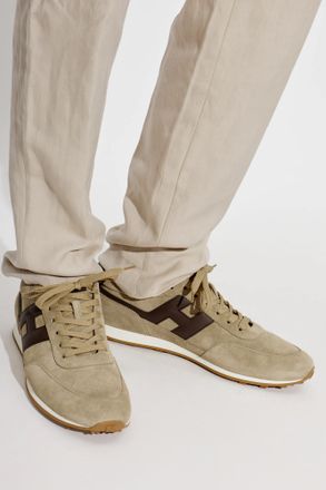 Hogan Sports Shoes H699, Mens, Beige