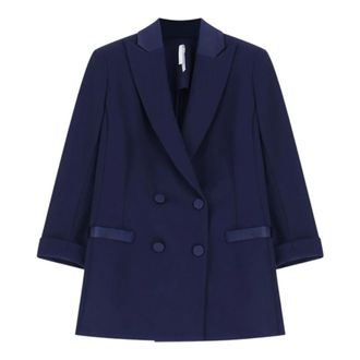 Imperial Blazers, female, Blue, Size: XS Double-Breasted Blazer