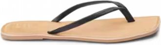 Matisse Footwear Womens Bungalow Flip Flop In Black Lizard