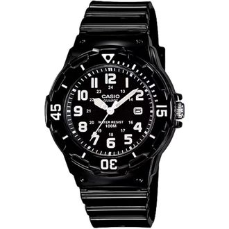 Casio Womens Water-Resistant Analog Watch with Black Dial - LRW-200H-1BV