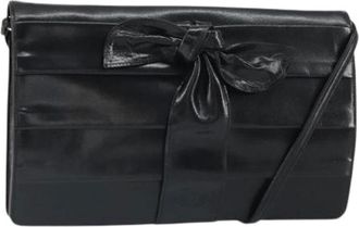Valentino Pre-owned Cross Body Bags, female, Black, Size: ONE SIZE Pre-owned Bow crossbody bag