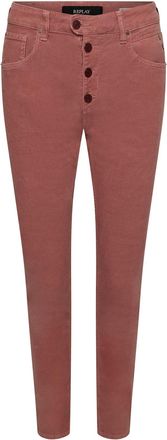 Replay Womens Slim-Fit Jeans in Pink Cotton - Size 25W/30L