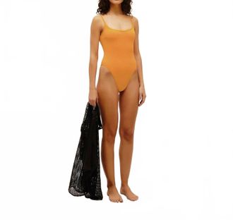 Haight Pipping Thidu One Piece Swimsuit In Manderina