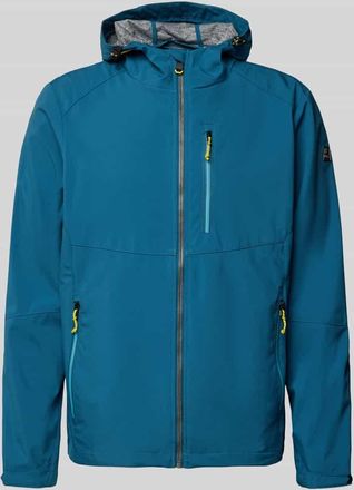 Killtec Regular Fit Jacke mit mit Logo-Applikation in Ocean, Gr&ouml;&szlig;e XXXL
