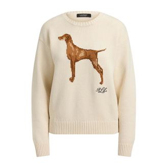 Ralph Lauren Truien & Vesten, Dames, Beige, L, Trui