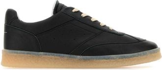 Maison Margiela Black Leather Sneakers