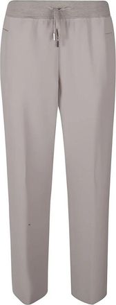 Ql2 Quelledue Straight Broeken - Dames - Straight fit broeken - Grijs - M - Polyester - Broeken