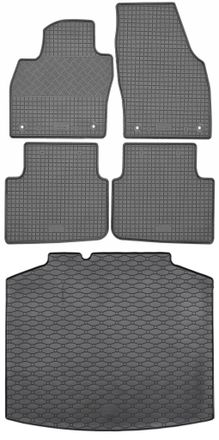 OEM Skoda Scala Hatchback Desde Abril De 2019. Juego De Alfombrillas De Goma Para Coche Y Alfombrilla Para Maletero