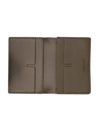 Burberry Mens Wallets Beige Polyurethane