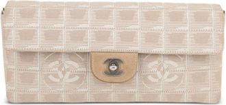 Chanel 2003 Travel Choco Bar shoulder bag - women - Canvas - One Size - Neutrals