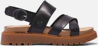 Timberland Clairemont Way Womens Backstrap Sandal - Black Leather - Size UK 6