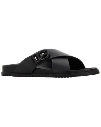 Dolce & Gabbana Leather Slide