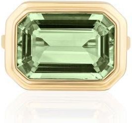 Goshwara Manhattan East West Ring in Translucent Green at Nordstrom, Size 7