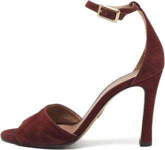 Chloé Sandali in pelle scamosciata 105mm - Rosso