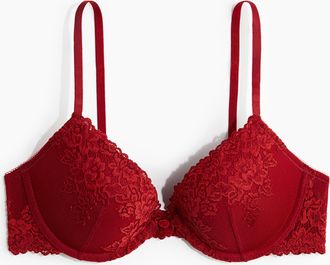 H&M Push-up-BH aus Spitze - Red