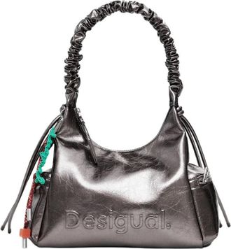 Desigual Tassen, Dames, Bruin, ONE Size, Montville Half Logo Bag