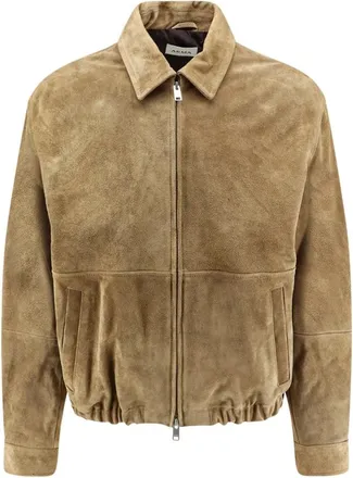 Arma Maddox Suede Jacket - - Jackets - Uomo - Beige - L