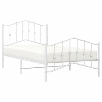vidaXL Furniture Limited - Estructura Cama Sin Colch&oacute;n Con Estribo Metal