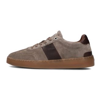 Greve Schoenen, Heren, Grijs, 43 1/2 EU, Su&egrave;de, Taupe Su&egrave;de Lage Sneakers