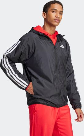 adidas Windbreaker ADIDAS SPORTSWEAR M 3S WB, Herren, Gr. XXL, schwarz-weiss (schwarz, wei&szlig;), Obermaterial: 100% Polyester, normal, Jacken Windbreaker