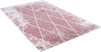 Tom Tailor Teppich »Fine Lines« rechteckig 5 mm Höhe Flachgewebe, Rauten Design, ideal im Wohnzimmer & Schlafzimmer