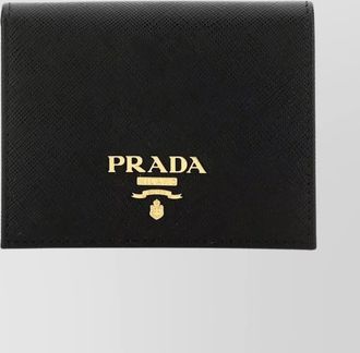 Prada textured finish leather wallet