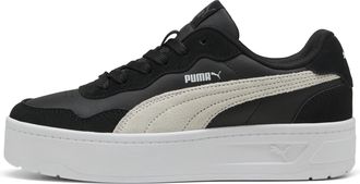 Puma Sneakers Court Lally Skye Sneakers in suede da donna, Scarpe, Nero, 35.5