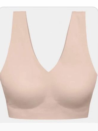 EBY Womens Wireless Seamless Bra In Evening Sand