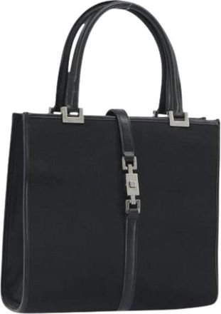Gucci Pre-owned Vintage Hand Bag - Dames - Vintage Handtas - Zwart - ONE Size - Leer - Vintage