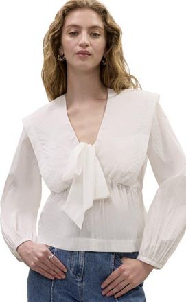 Rebecca Taylor Marietta Cape Blouse in Milk at Nordstrom, Size X-Small