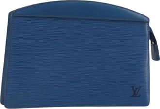 Louis Vuitton Pre-owned Clutches, female, Blue, Size: ONE SIZE Pre-owned Epi Leather Pouch