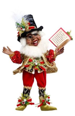 Mark Roberts African American Christmas Carol Elf, Small in Red at Nordstrom